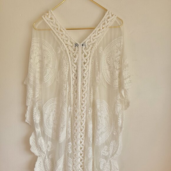 Accessory St New York Women Top Blouse summer Plus One size White - Picture 4 of 10